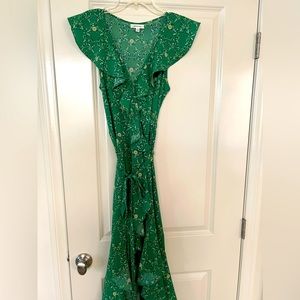 Max Studio women’s Green and Yellow Dress  Size: M